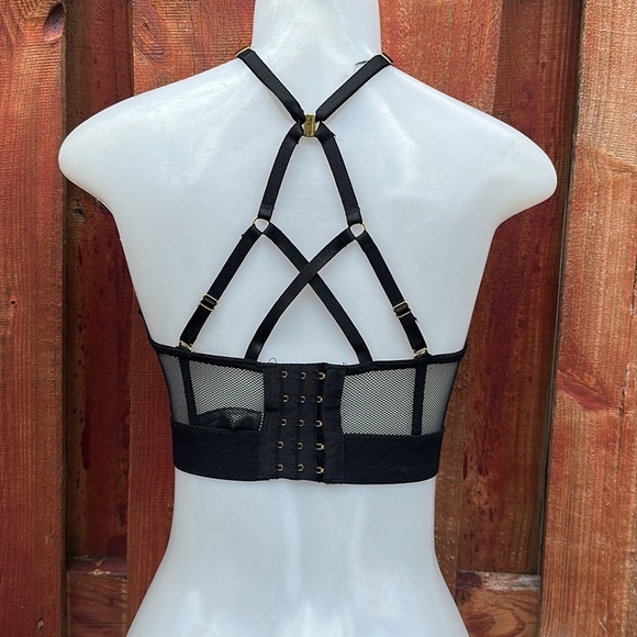 bebe Black Strapless Bra with Sweetheart Neckline Size XS - Picture 4 of 7